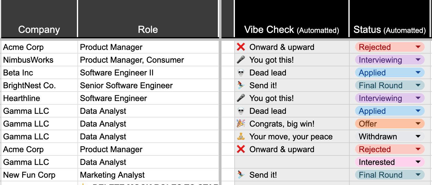 Job Tracker - Step 2