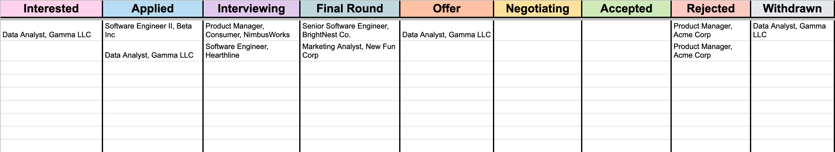 Job Tracker - Step 3