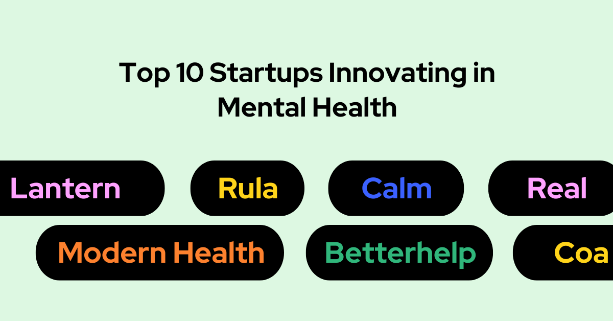 Top 10 Startups in Mental Health header