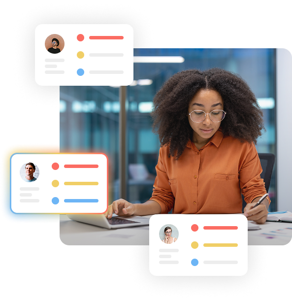 Recruiter Reviewing Candidates
